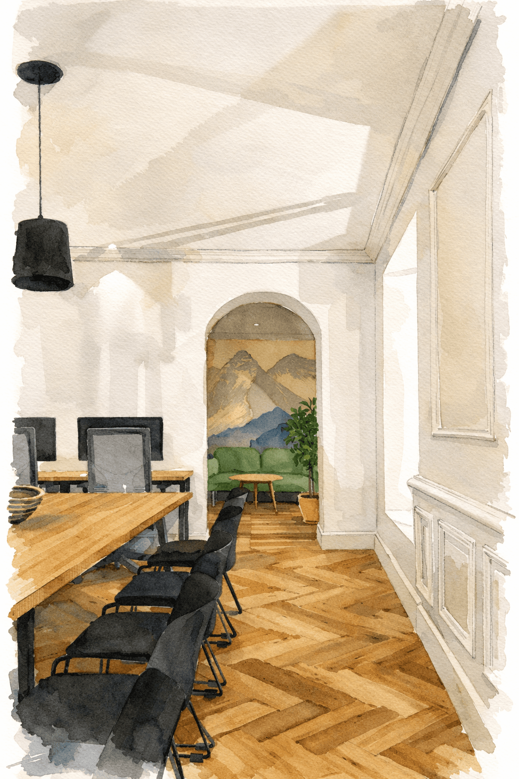 Rendu 3D salle de bain contemporaine