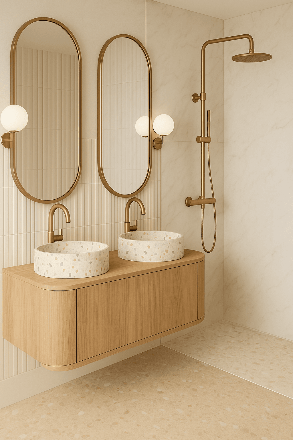 Rendu 3D salle de bain